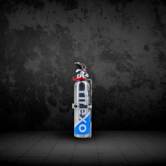 Firexo 500ml Small Fire Extinguisher in Stainless Steel - Image 2