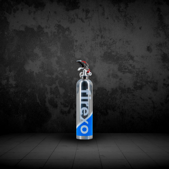 Firexo 500ml Small Fire Extinguisher in Stainless Steel